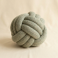 Chunky sage knot pillow