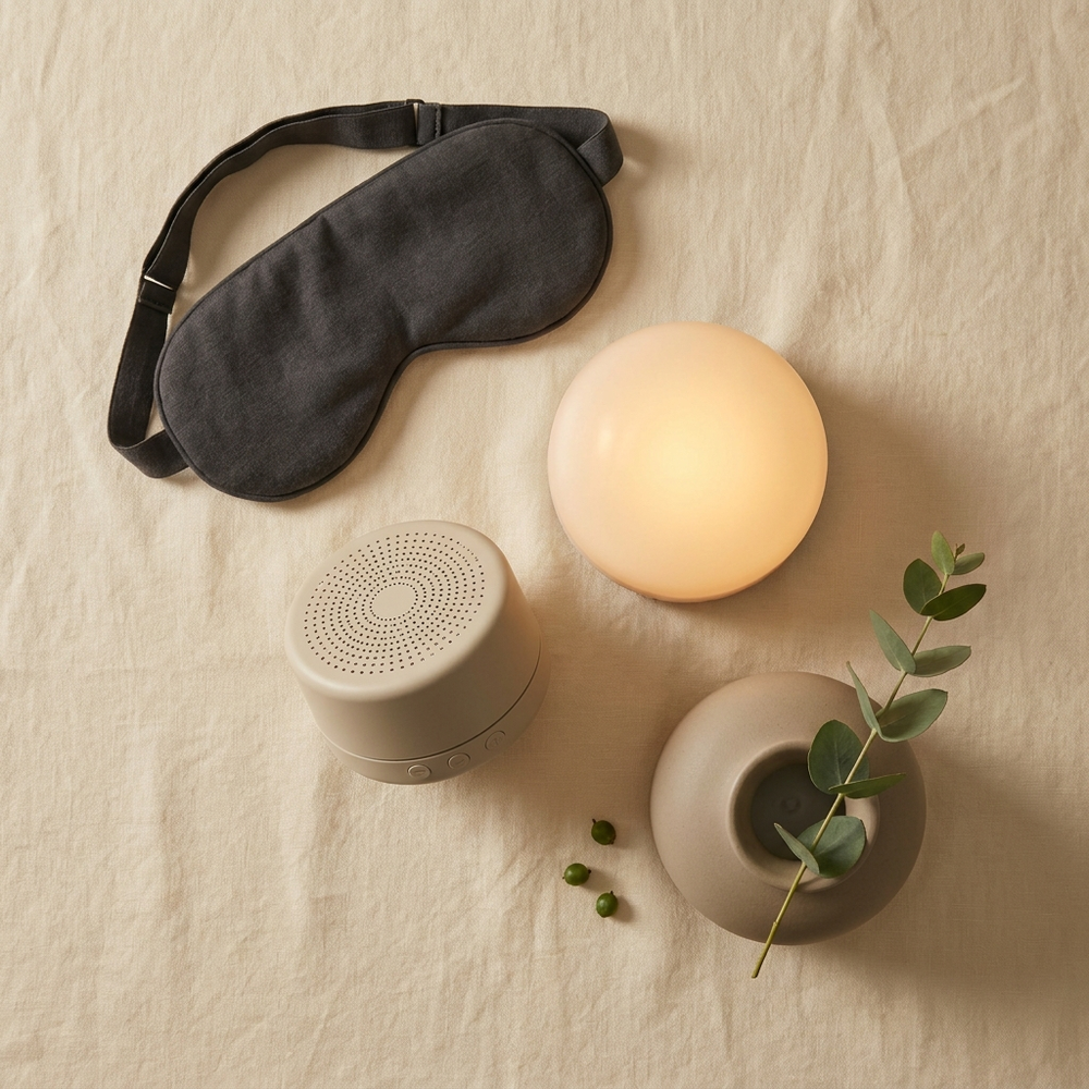 The Deep Sleep Kit — Mask, Sound Machine, Sunrise Light & Diffuser