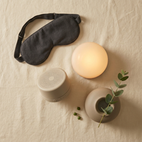 The Deep Sleep Kit — mask, sound machine, sunrise light and diffuser